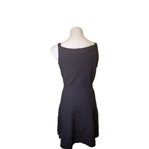 Kate Spade Black‎ Sleeveless Open Cable Sweater Dress In Full Bloom Medium NWT - Picture 4 of 10
